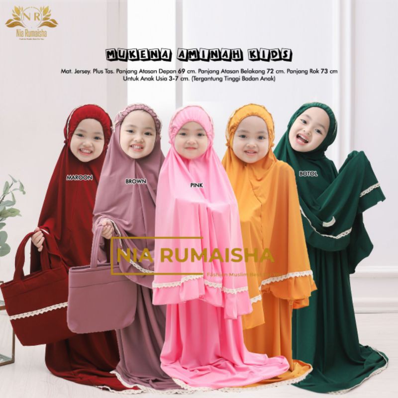 mukena Aminah kids