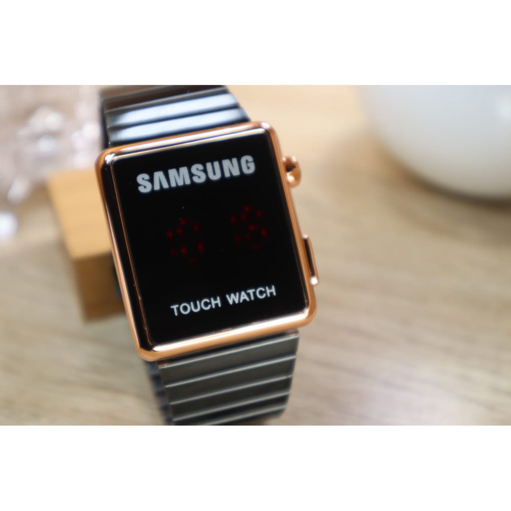 Smart Watch Unisex Pria Wanita Samsung Stainless Steel Layar Sentuh