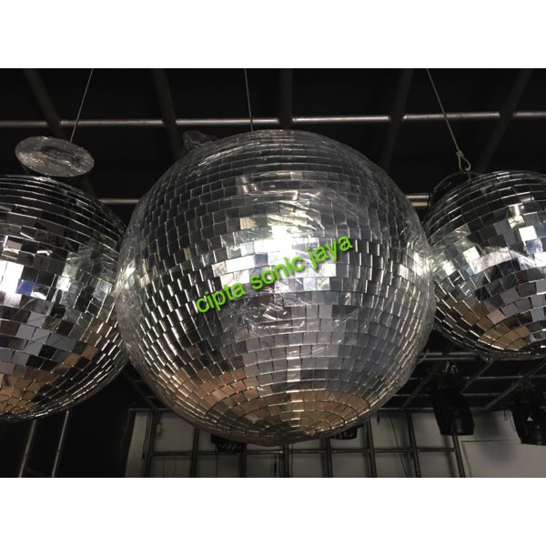 mirror ball lampu disko plus motor