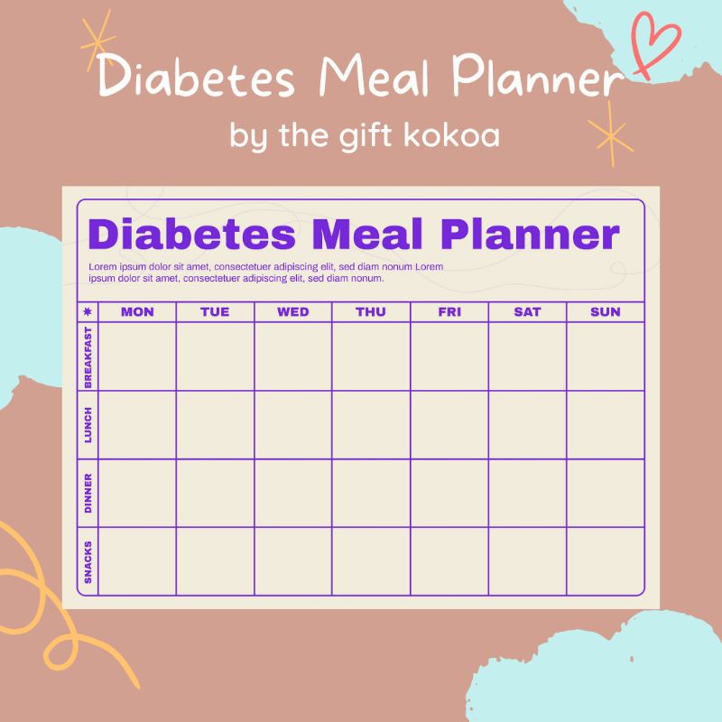 

Diabetes Meal Planner