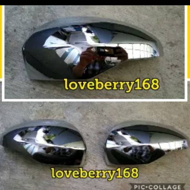 cover spion CHROME honda brio RS 2017