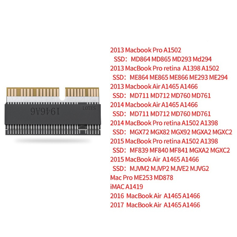 Btsg SSD Adapter Card Untuk Interface M.2 NVMe PCI-E X4 Internal Solid State 2280drive 3000mb/s Cepat Untuk Air Pro