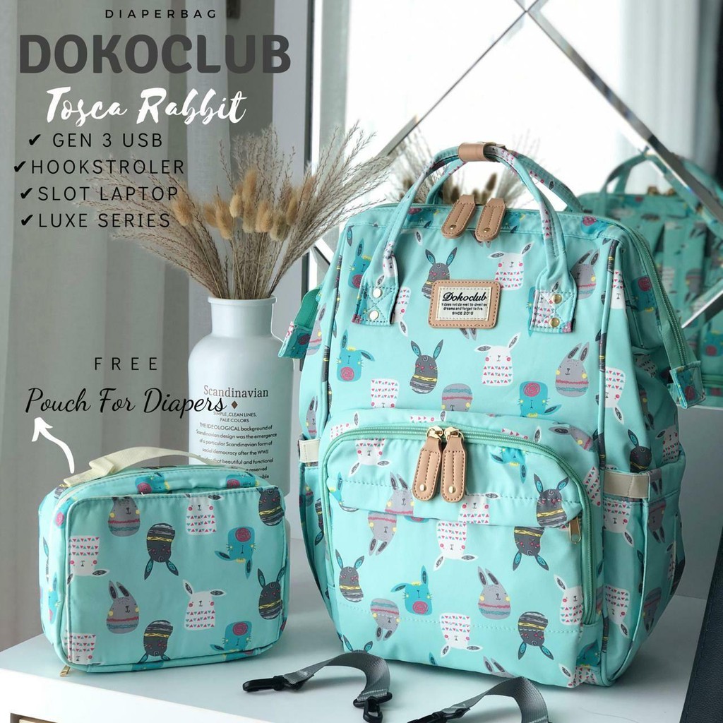 rabbit diaper bag