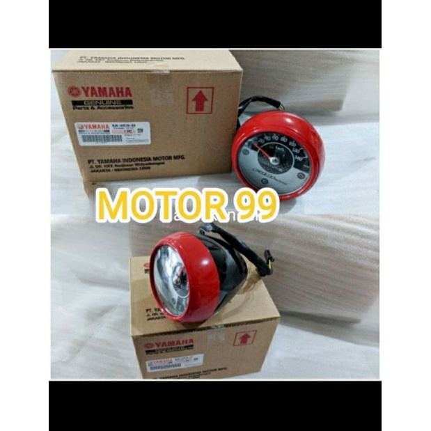 Speedometer spidometer Fino fi lis merah ori YGP