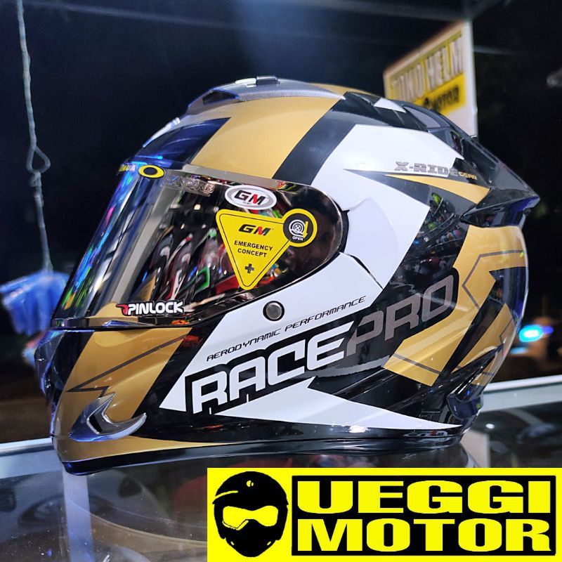 flat visor gm race pro + stiker VISOR
