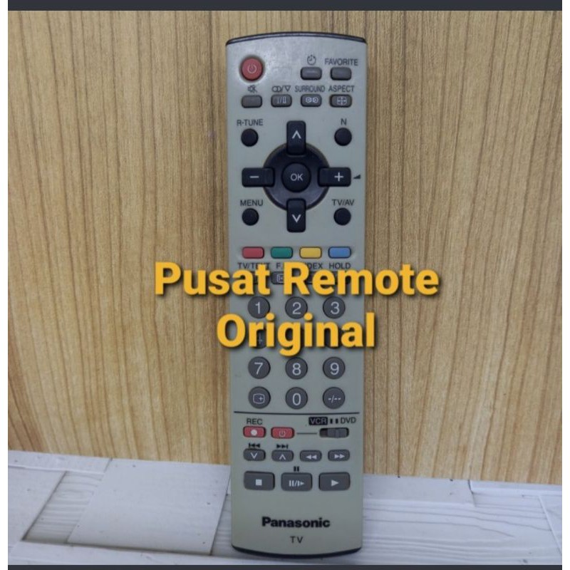 REMOTE REMOT TV PANASONIC LED LCD CREAM ORIGINAL ASLI