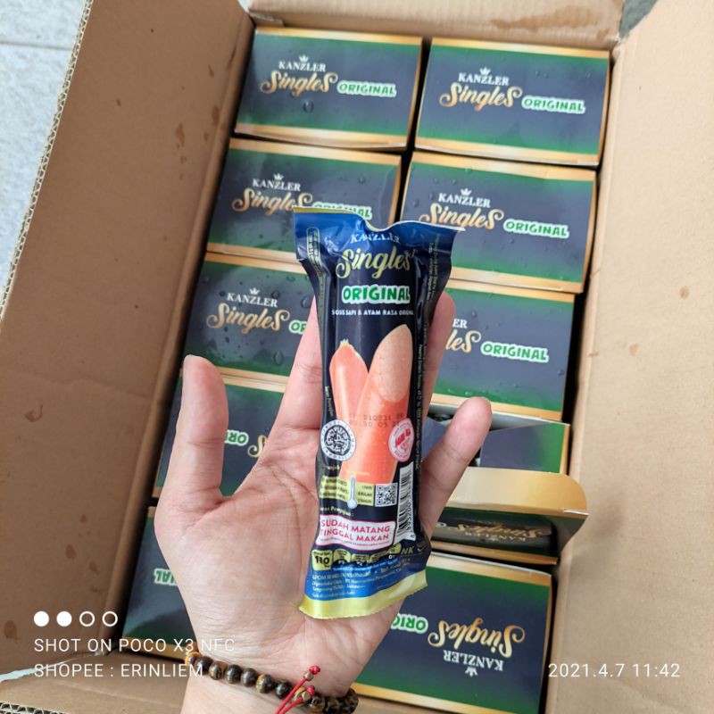 

SINGLES SOSIS KANZLER HOT ORIGINAL KEJU MINI