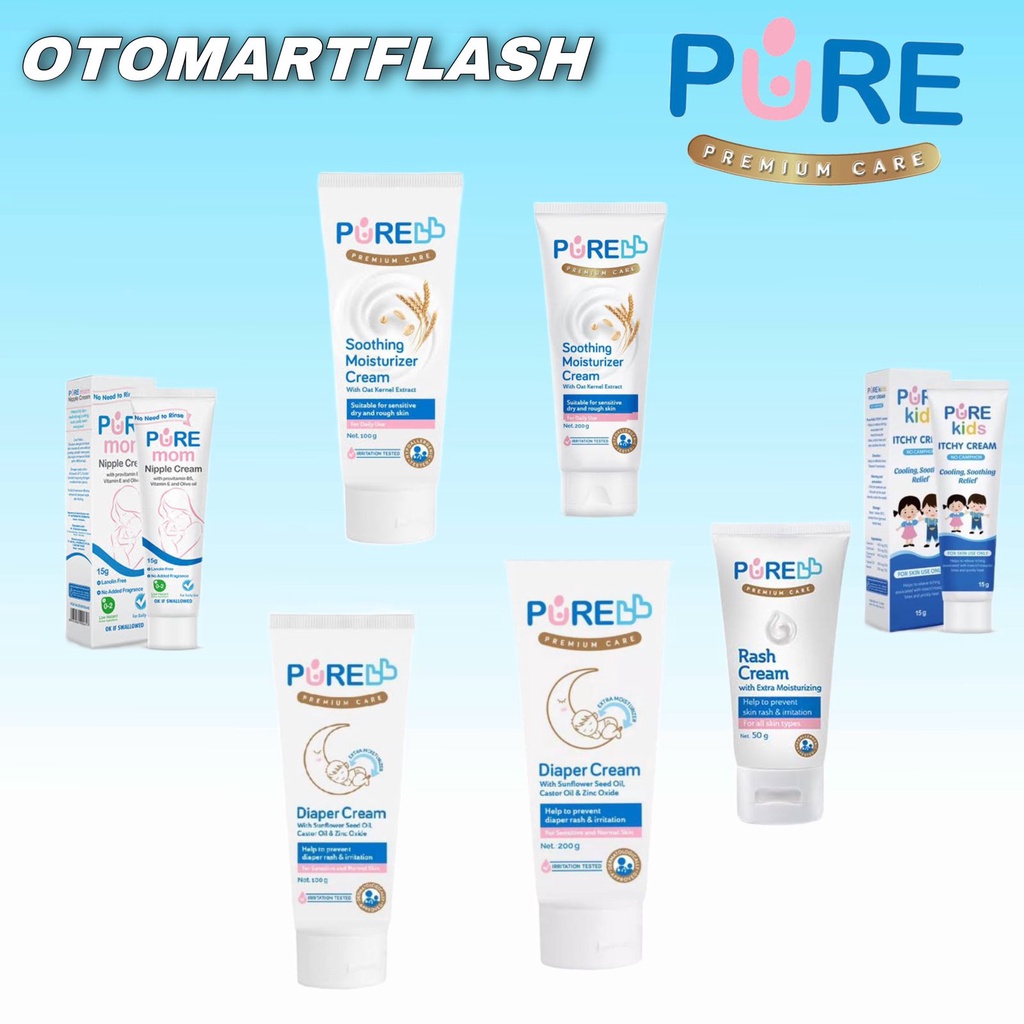 Jual PURE BB CREAM PREMIUM CARE Soothing Cream Diaper Cream Nipple