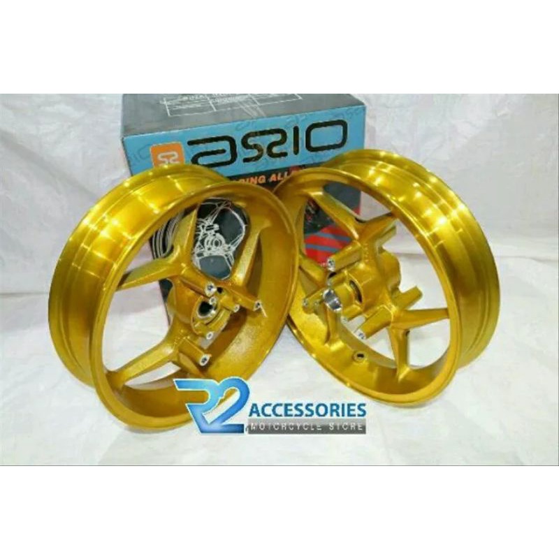 VELG AXIO PALANG 3Y NMAX LAMA/OLD 1SET UK 300/450-14 DEPAN DOUBLE DISH