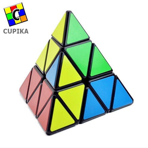 Rubik Piramid Pyraminx Segitiga Yongjun Magic Cube 3x3 Black Mainan Anak