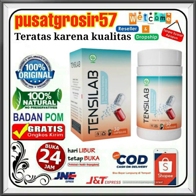 Tensilab asli 100% original obat tensi lab mengatasi strok jantung kolestrol aman untuk lambung