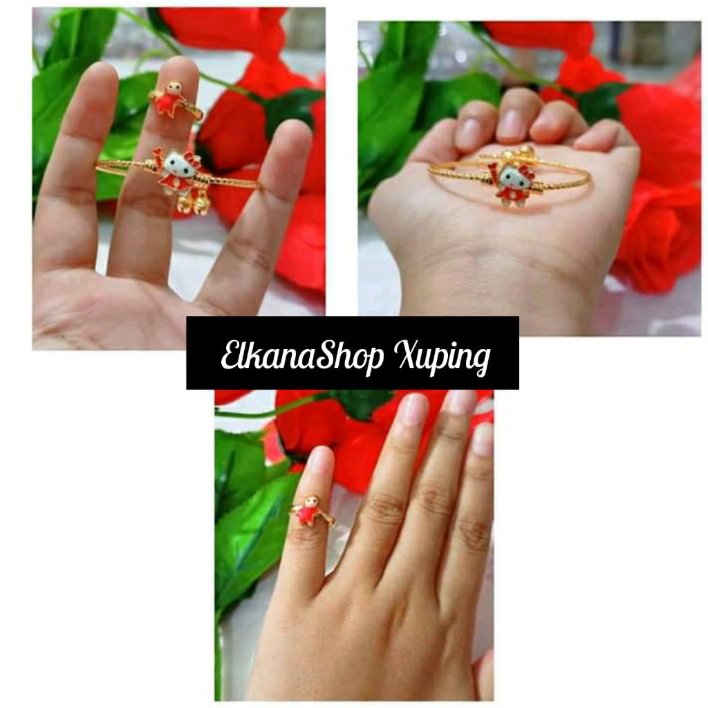 Gelang anak kolong free cincin xuping