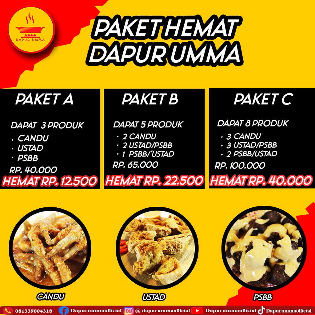 

PAKET HEMAT BUNDLING FROZEN FOOD - DAPUR UMMA