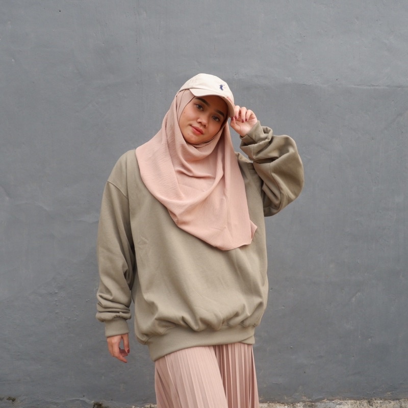 BASIC CREWNECK OVERSIZE
