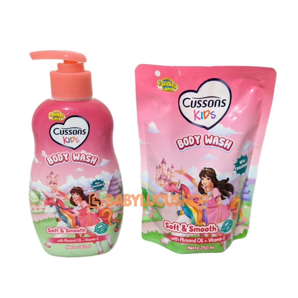 Cussons Hair&amp;Body Wash - Sabun Anak Refill 250ml