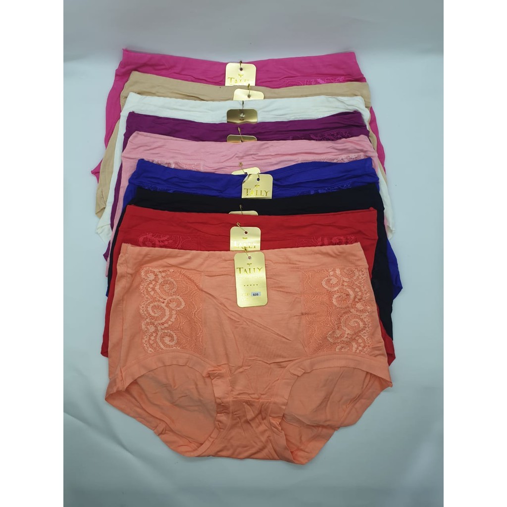 CD Tally 609| Celana Dalam Wanita Tally Max Full 609 katun Bamboo