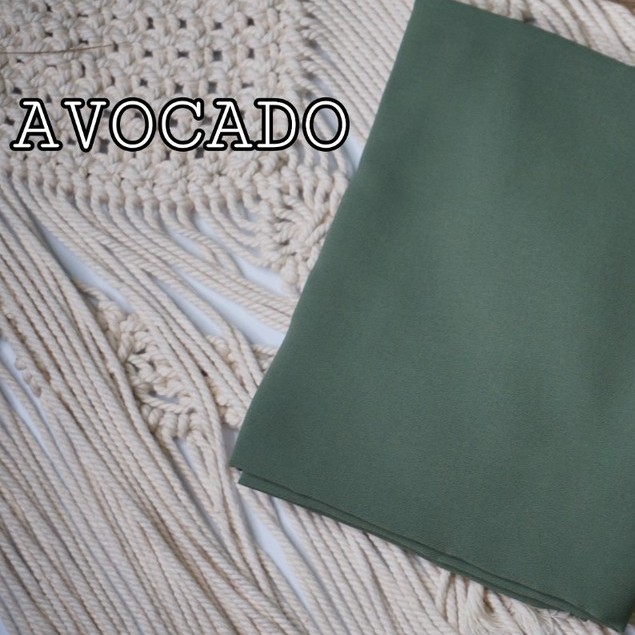 PASHMINA CERUTY BABYDOLL PREMIUM IMPORT-Avocado
