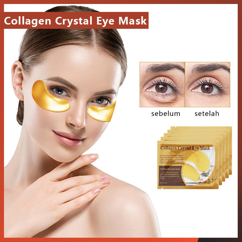 Jual 【8 Jam Kirim】Collagen Crystal Eye Mask Eye Bag Mask Eyemask