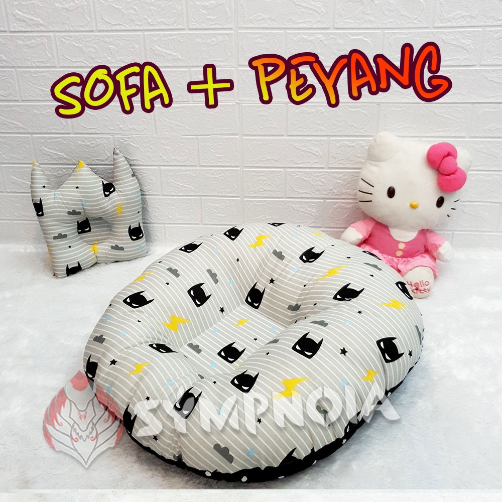 [COD] [NEW ARRIVAL} Sofa Bayi Multifungsi + Bantal Peyang / Kasur Bayi Empuk