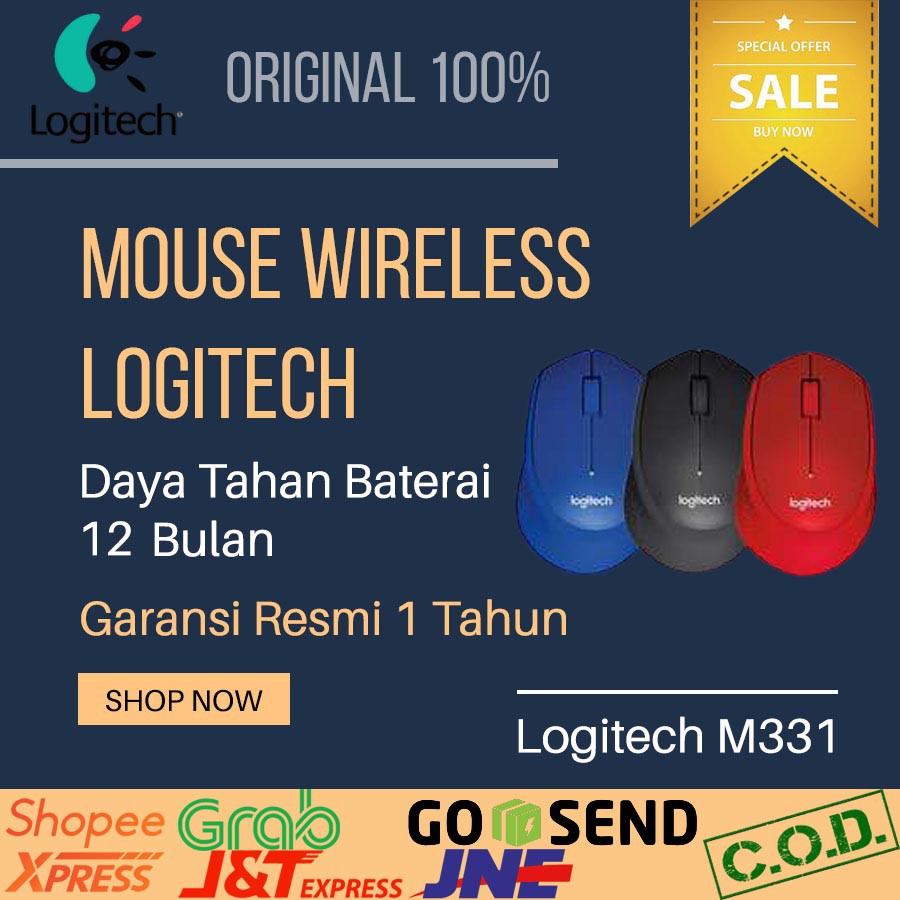 Mouse Wireless Logitech M331 Silent Click | Mouse Bluetooth Android | Wireles Logitech Mouse