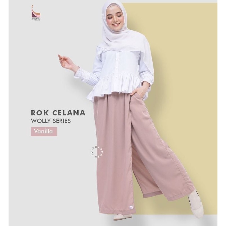ROK CELANA OLAHRAGA MUSLIMAH CRINKLE AIRFLOW TIED KULOT ROCELANA JUMBO