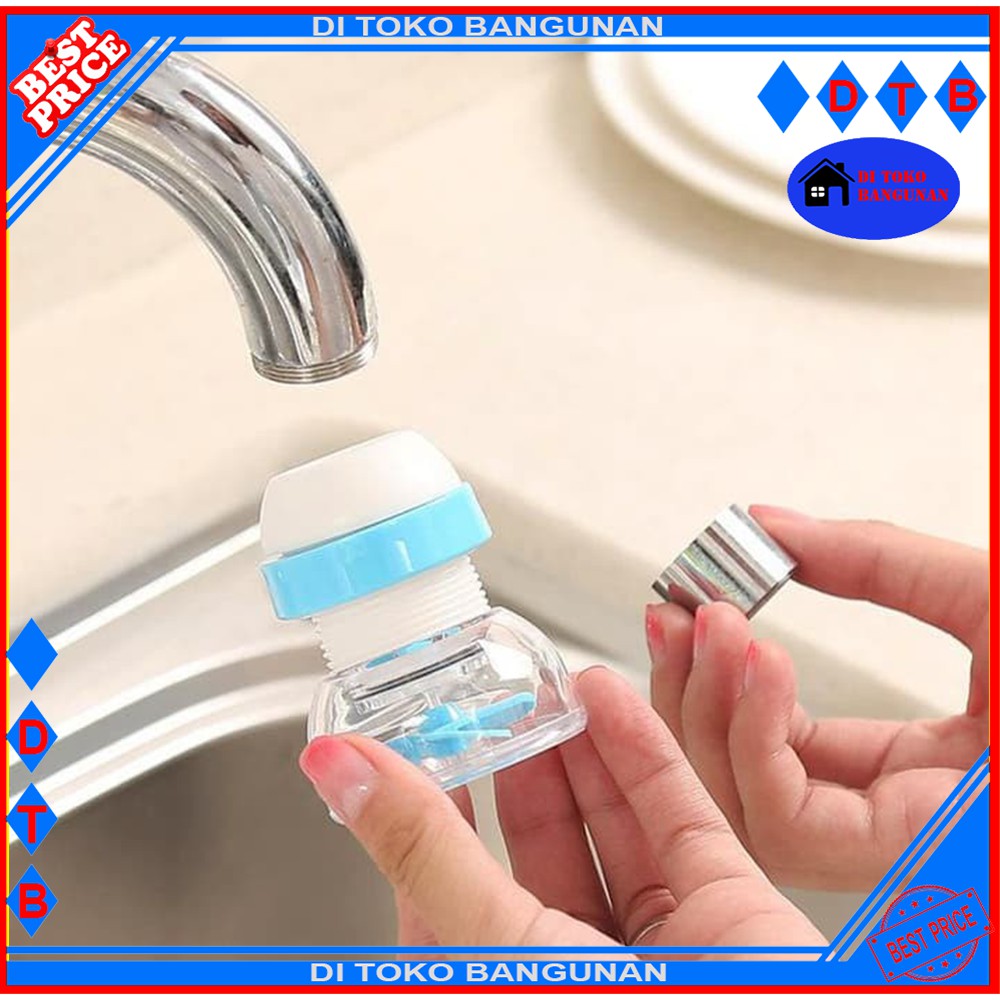Filter Saringan Kran Air Kipas Kincir Putar Sambungan Keran FLEXIBLE Faucet Kepala Wastafel