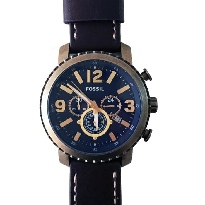 Sale Jam Tangan Pria Fossil BQ 2102 / BQ 2126 Quartz Leather Jam Tangan Pria Hadiah Best Edition Gar