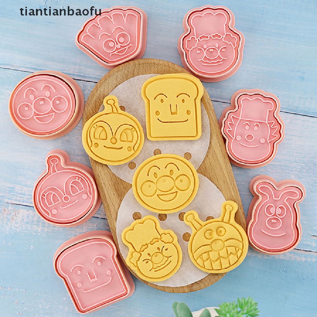 10 Pcs Cetakan Pemotong Kue Cookies Desain Run Kingdom Dessert