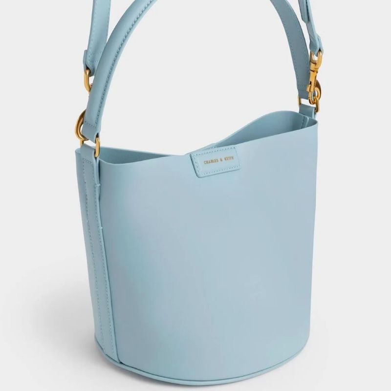 11.11 SALE | CK Flora Cylindrical Bucket Bag