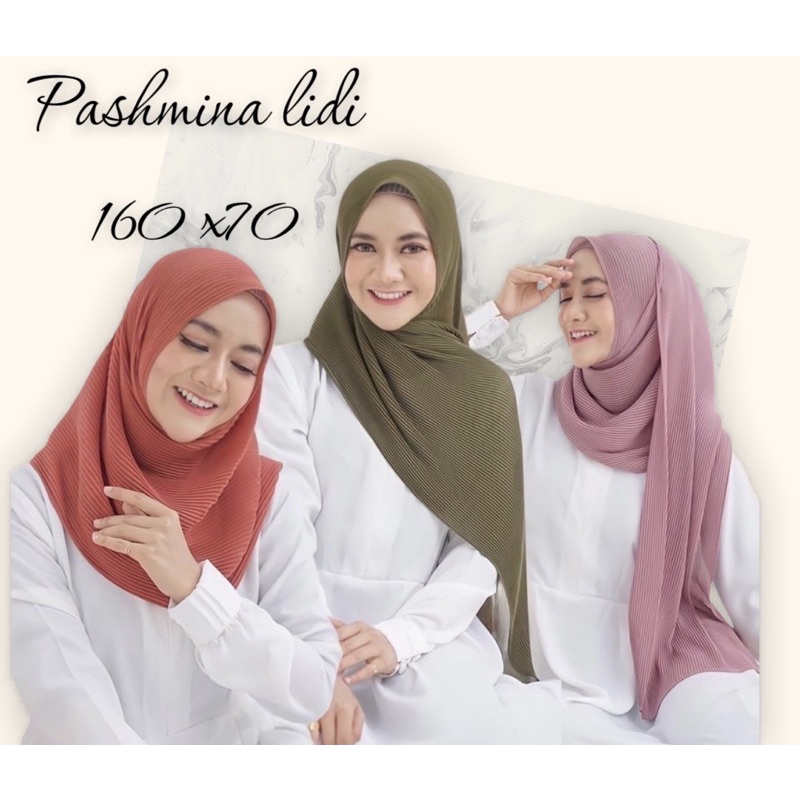 pashmina lidi termurah(160 cm x 70 cm) PASHMINA PLISKET