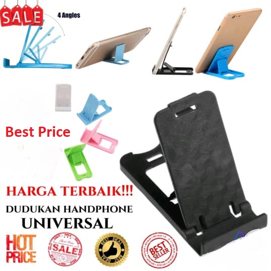 HOLDER HP UNIVERSAL / STANDING STAND HOLDER 4 ANGLE MURAH SEKALI BOSSKU