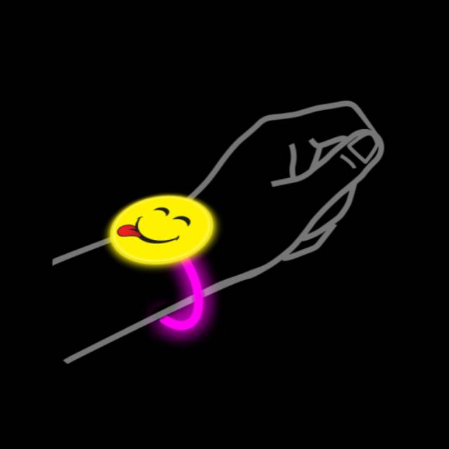 Glow pods bracelet glow stick gelang fosfor glow in the dark kado anak