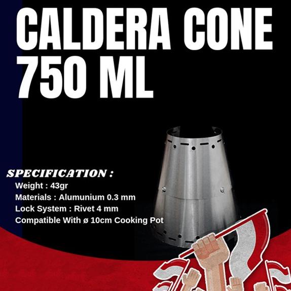 Windscreen Kompor Chs Spirtus Sumbu Langit Caldera Cone Alcohol Stove Terlaris
