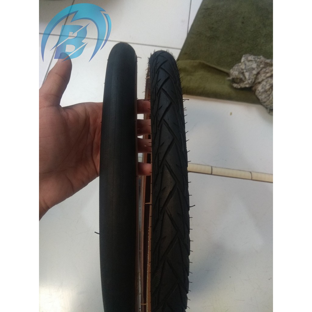 Ban Luar Sepeda Troy Trifold Minion 16 Plus 16x1 3/8 16 x 1 3/8 Swallow DELI TIRE