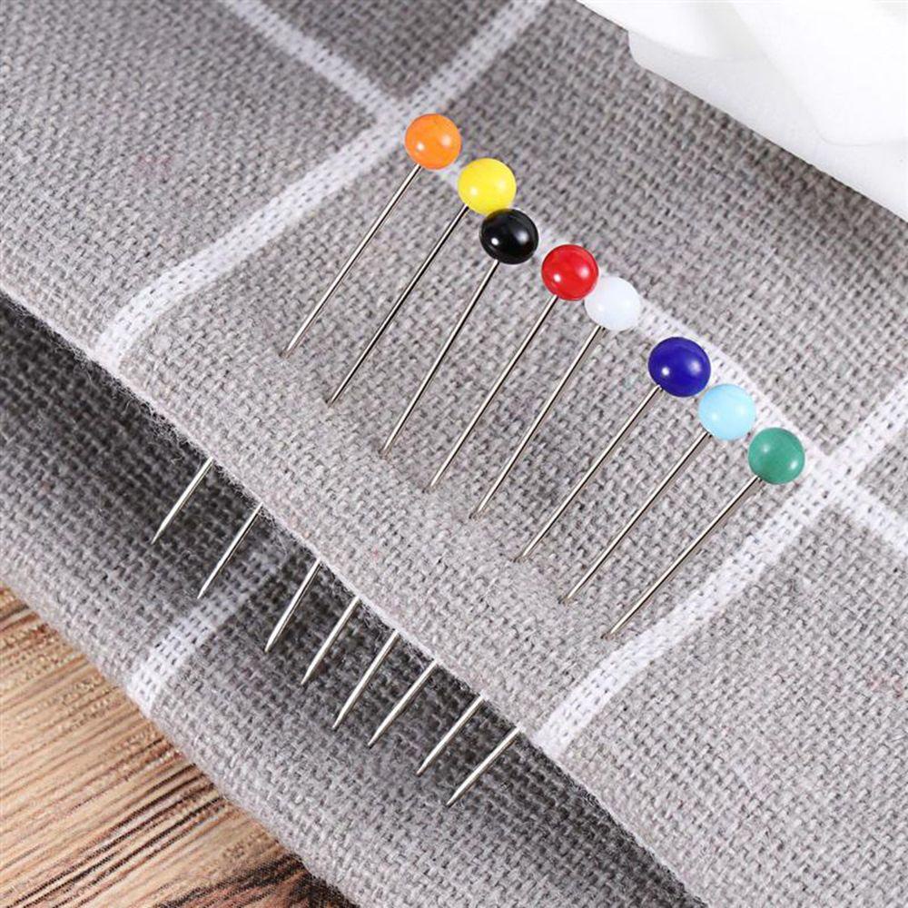 Lanfy Dressmaking Pins DIY Safety Stitch Manik Kaca Kepala Tetap Pin Rajut
