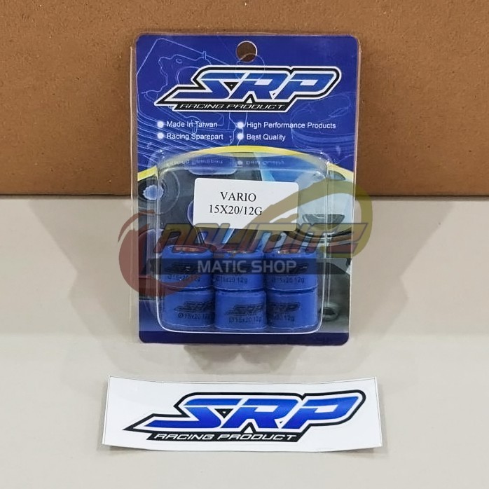 Roller CVT Racing SRP Blue Teflon 12gr ADV PCX Vario 125 150 160 Genio New Scoopy 2021 Beat Deluxe Spin Skywave