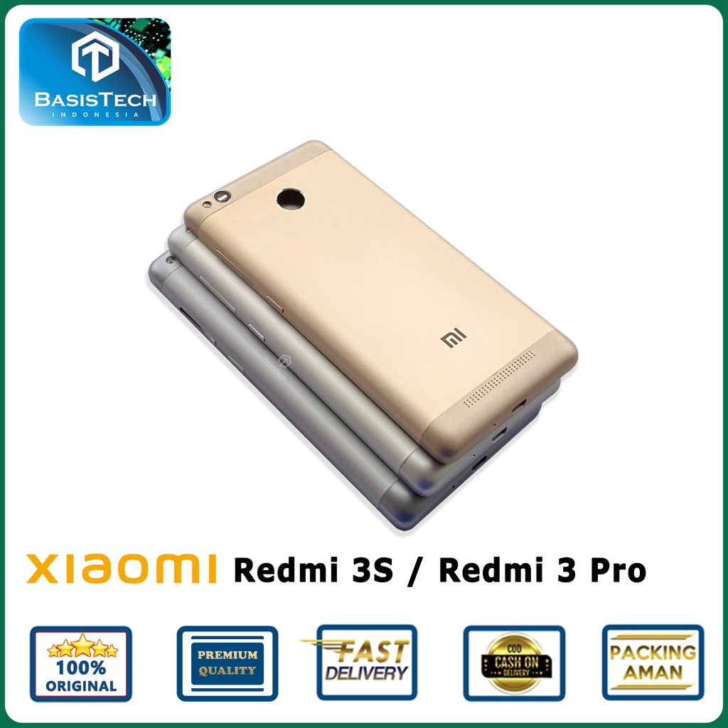 BACK COVER BACKDOOR CASING XIAOMI REDMI 3 PRO - REDMI 3S