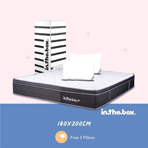 Inthebox - Kasur Springbed Plus Free Bantal King 180 x 200 cm