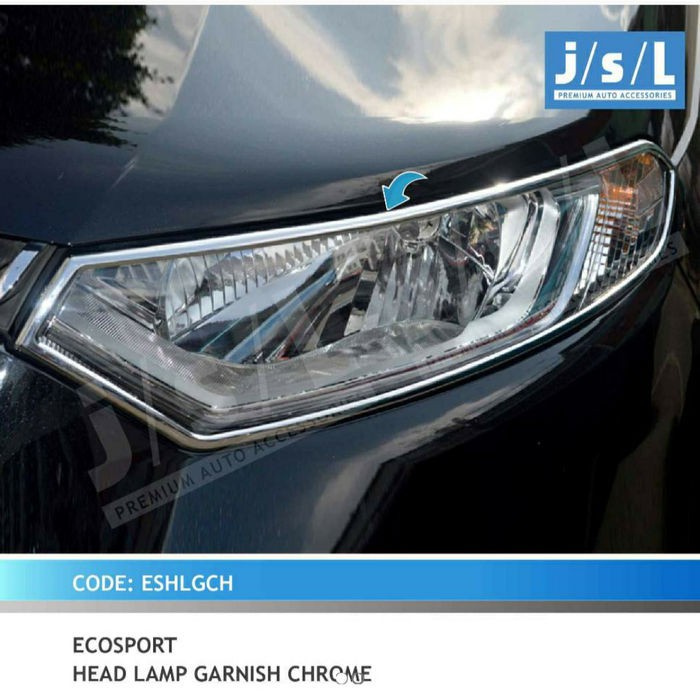 Garnis Lampu Depan Ecosport Chrome