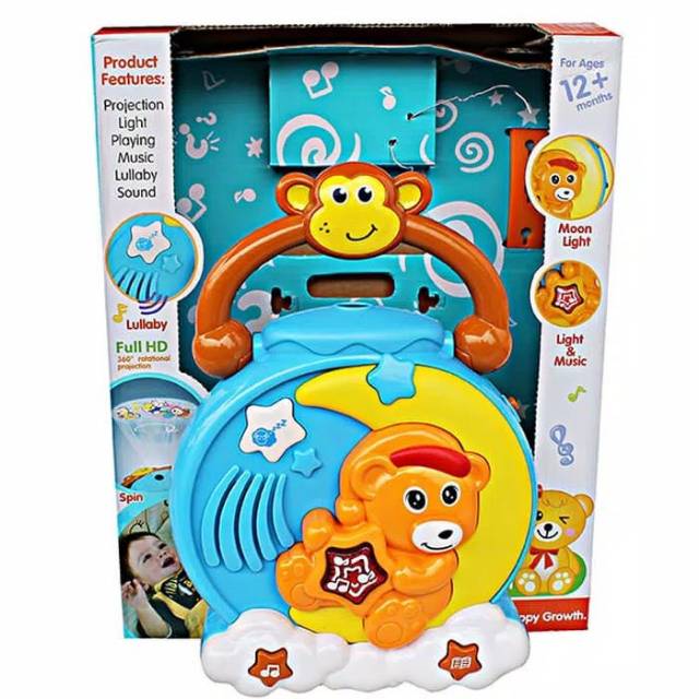 Mainan Bayi Bears Baby Projection / Proyektor Teman Tidur Bayi