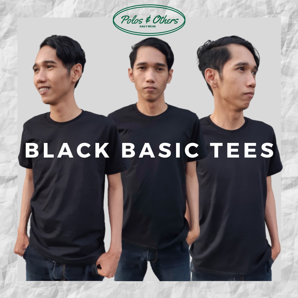 Kaos Hitam, Kaos Hitam Polos,  Kaos Polos Hitam, Baju Kaos Hitam, Baju Polos Hitam