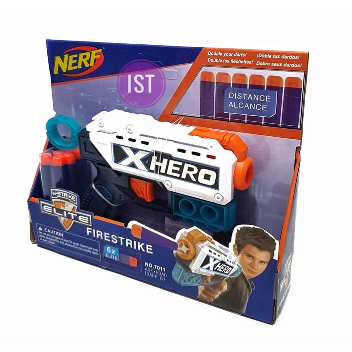 Pistol Nerf N-Strike Elite X Hero No.7011