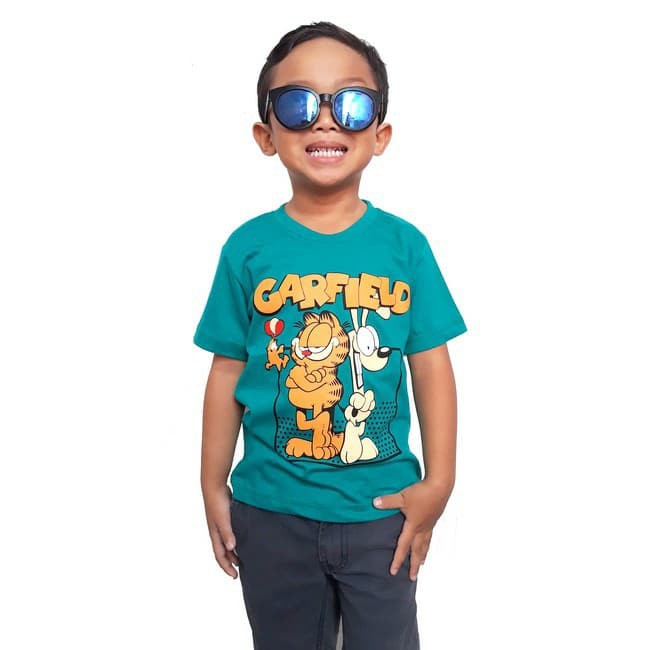 GARFIELD / Kaos anak laki - laki 2-9 tahun motif karakter