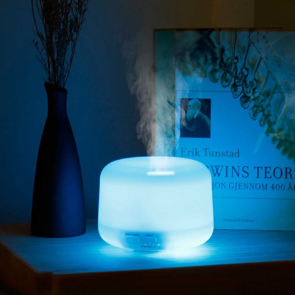 Humidifier 4 in 1 Aroma Diffuser Humidifier Elektrik dengan 6 LED Difuser Uap Aromatherapy Plus REMOT