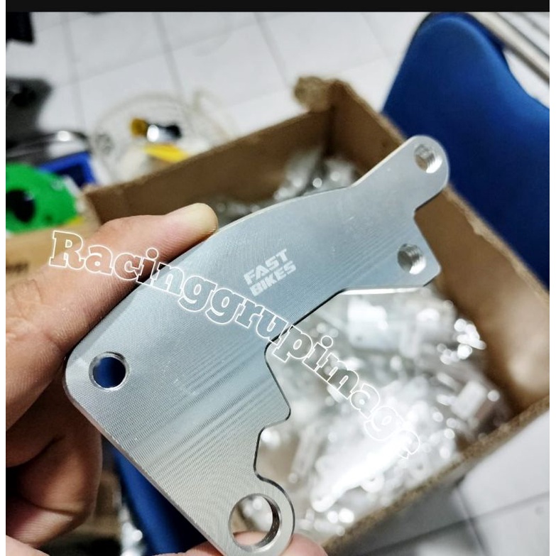 Brecket kaliper std PSM disc ukuran 220mm matic honda beat all vario all scoopy genio spacy pemakaian bottom shock standar cakram 220