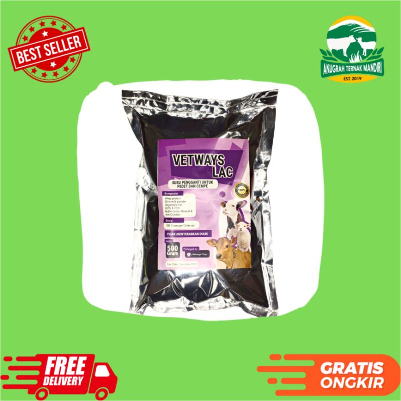 

VETWAYS LAC 500 GR SUSU PENGGANTI INDUK ANTI DIARE