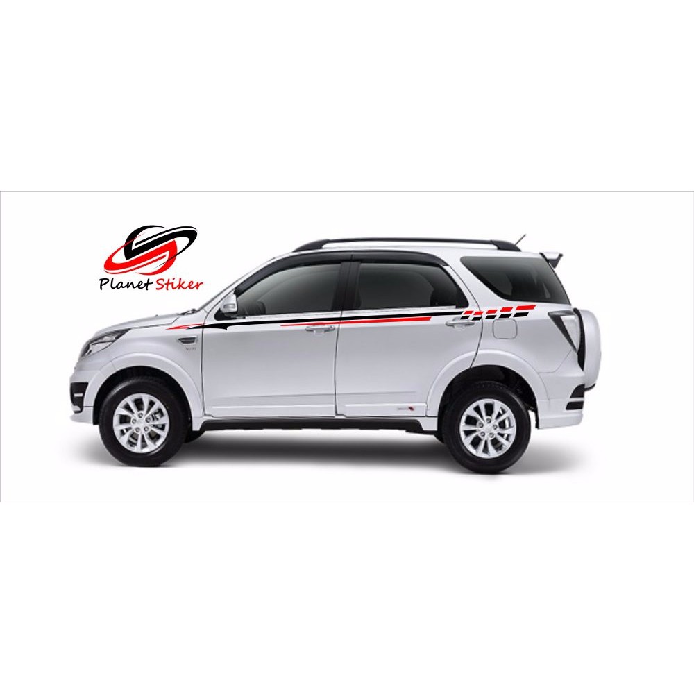 Stiker Mobil Toyota Rush Daihatsu Terios Cutting Stiker Minimalis