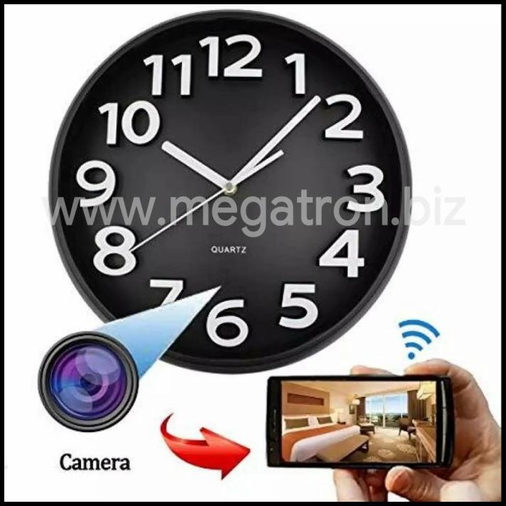 Wall-Clock Wifi Spy Camera (Model Jam Dinding) - Support Ios/Android
