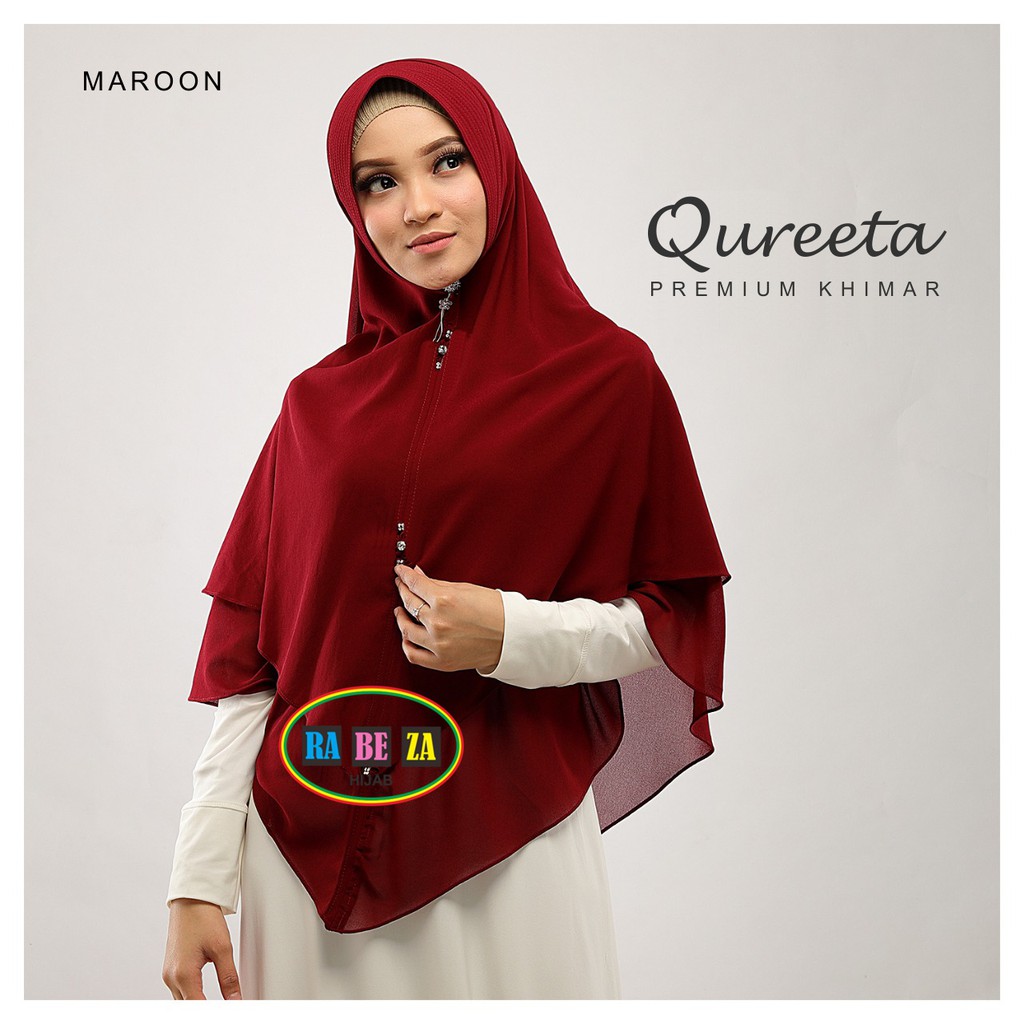 KHIMAR HIJAB JILBAB QUREETA ORI BY RABEZA HIJAB