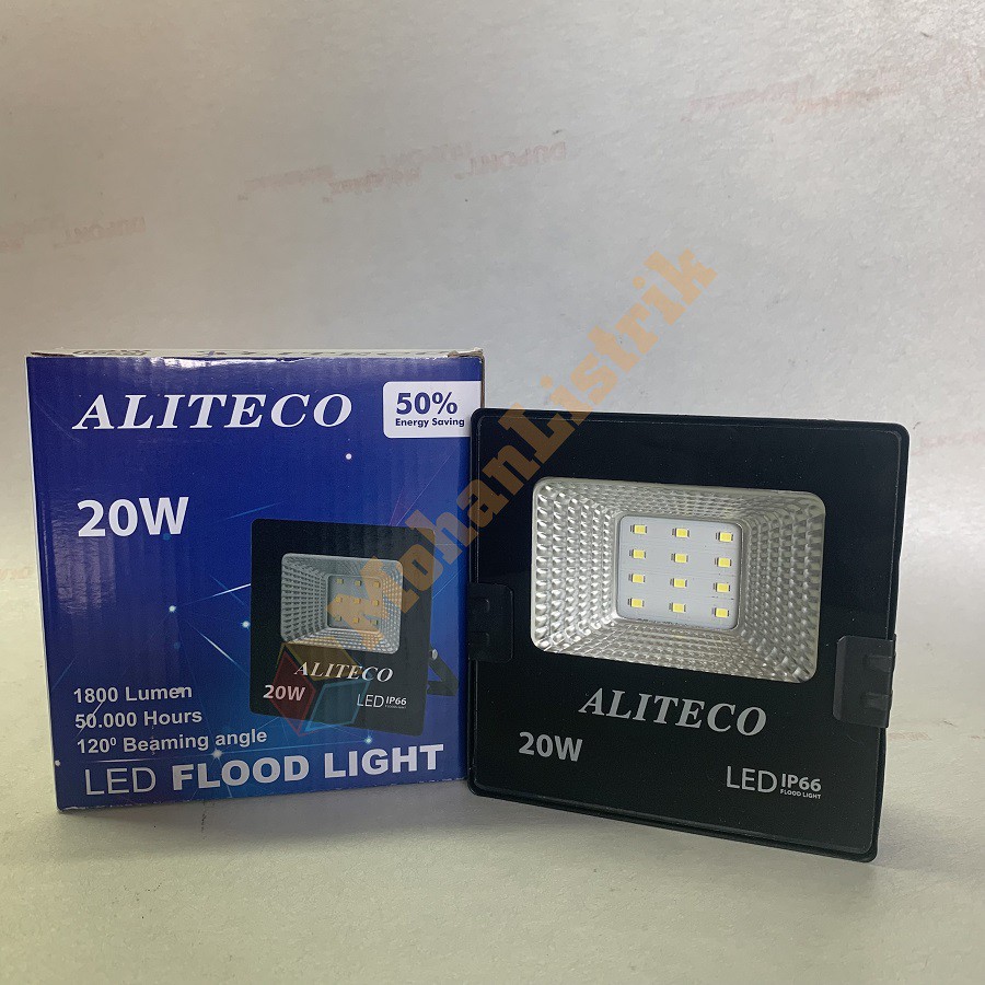 Lampu Sorot Tembak LED 20W 20Watt 20 Watt ALITECO PROBEST PUTIH